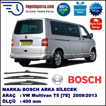 VW Multivan T5 [7E] 400 mm 09.2009-05.2013 BOSCH Arka Silecek