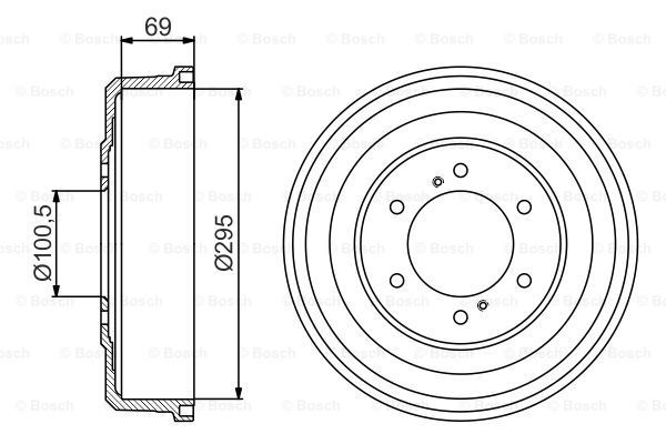 Fren Kampanası - [295 / 69 mm]NISSAN Micra 1.5 Diesel ( 02.1998 - 07.2000 ); Micra 1.4i ( 07.2000 - 10.2002 ); Micra 1.0i ( 08.1992 - 10.2002 ); Micra 1.3i ( 08.1992 - 07.2000 ); Micra 1.0i ( 08.1992 - 10.2002 ); Micra 1.3i ( 08.1992 - 0 NIS