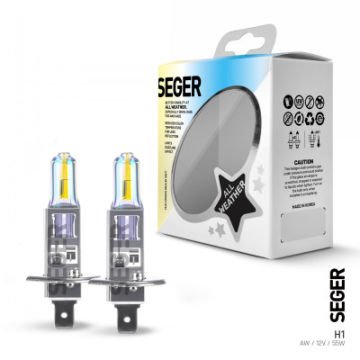 210683 H1 12V 55W (3.000K AQUA SARI IŞIK) TAKIM  P14.5S ALL WEATHER