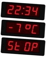 SDSB318 12V/24V STOP’lu Otobüs Saati SDS318 1,5” D 30060052