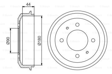 Fren Kampanası [180 / 39 mm] Accent 1.3i Hatchback 199407 - 199907; Accent 1.3i 199407 - 199907; Accent 1.3i 199404 - 199905; Pony 1.3i 199407 - 199907; Accent 1.5i Hatchback 199407 - 199907; Accent 1.5i Hatchback 199511 - 199907 HYU 5841122020; HYU
