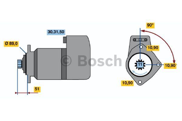 Marş  Motoru LIEBHERR D-Serie LIE 6290040