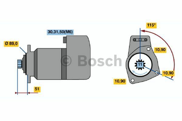 Marş  Motoru LIEBHERR D-Serie LIE 629010623
