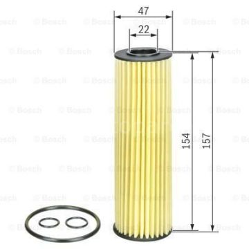 MERCEDES-BENZ E 200 CGI 04.2009 - 12.2013 BOSCH YAĞ FİLTRESİ filitre