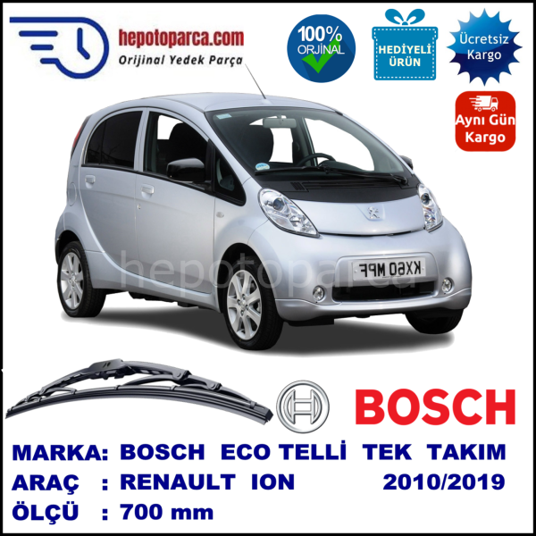 PEUGEOT ION  10.10-... 700 /  mm. BOSCH ECO Telli Silecek 1 Adet