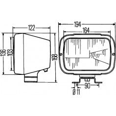HELLA-1AB004231001  ANA FAR SOL SAG MULTICAR M26  4191441A 01122554