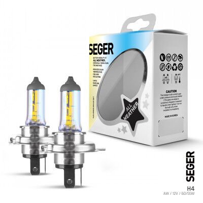 210928 H4 12V AMPUL 60/55W (3.000K AQUA SARI)TAKIM ALL WEATHER
