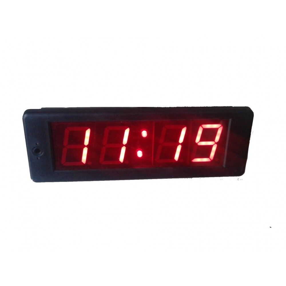 SDSTRK0028 12V/24V KAYAR YAZILI  SAAT KIRMIZI KARE 30060015