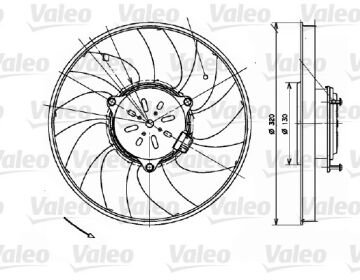 696082 FAN SETİ MERCEDES SPRINTER VW CRAFTER 9065000393