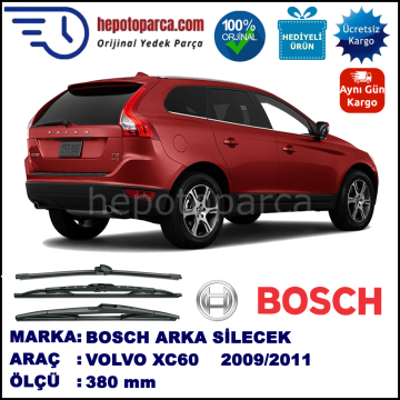 VOLVO XC60  380 mm 03.2009-07.2011 BOSCH Arka Silecek