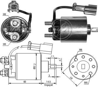717    MARŞ OTOMATİĞİ 12V OPEL YM 211457606