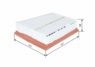 Hava FiltresiRENAULT Fluence; Scenic III; Grand Scenic III; Megane III; Megane III Grandtour; Megane III Coupe; Megane III CC REN 7701071327A