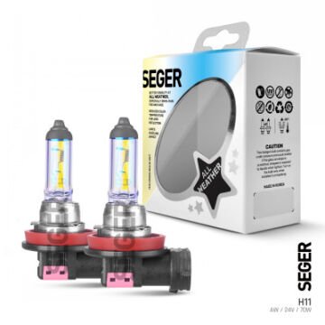 215253 H11 24V 70W (3.000 AQUA SARI IŞIK) TAKIM PGJ19-2 ALL WEATHER