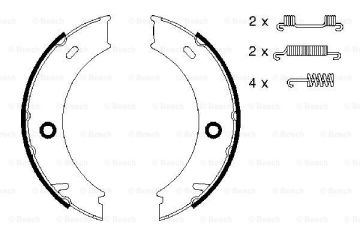 El Fren Balatası [170*40 mm] 411 CDI Sprinter 200004 - 200605; 408 CDI Sprinter 200004 - 200605; 416 CDI Sprinter 200004 - 200605; 413 CDI Sprinter 200004 - 200605; 412 D Sprinter 199502 - 200003; LT 46 2.5 TDI 199905 - 200604; L VWW 2D0698525A; VWW