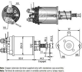614    MARŞ OTOMATİĞİ 12V BEDFORD 3,5 TON TM 30  MF KULAKLI 76925