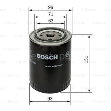 VW (VOLKSWAGEN) Jetta 1.6 Diesel (08.1980 - 12.1983) BOSCH Filtre Seti filitre