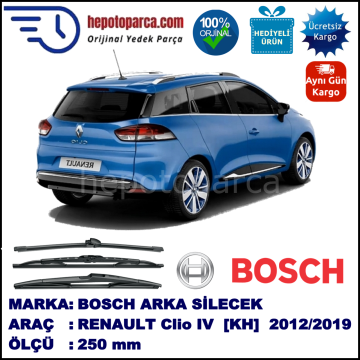 RENAULT Clio IV Grandtour [KH] 250 mm 11.2012-... BOSCH Arka Silecek
