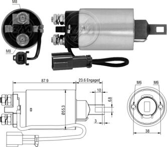 2896  MARŞ OTOMATİĞİ 24V CANTER  KABLOLU MITSUBISHI M372X11871