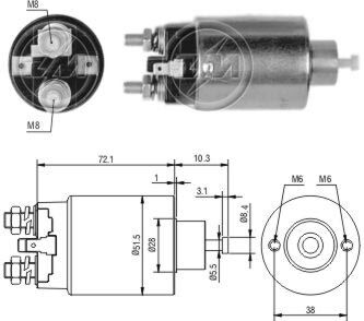 697    MARŞ OTOMATİĞİ 12V L300 HYUNDAI ACCENT MITSUBISHI M371X62171