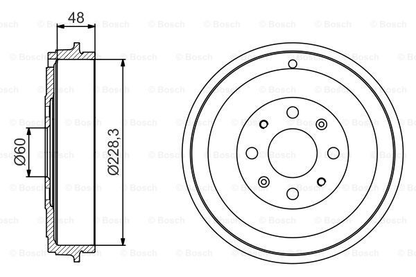 Fren Kampanası [228,3 / 48 mm]OPEL; FIAT Corsa 1.2 Twinport 200607 - 201112; Corsa 1.4 Twinport 200607 - 201011; Corsa 1.3 CDTI 200607 - 201006; Grande Punto 1.3 Multijet 200510 - 201112; Grande Punto 1.4 200510 - 201112; Corsa 1.2 Twinport  VAU 5570
