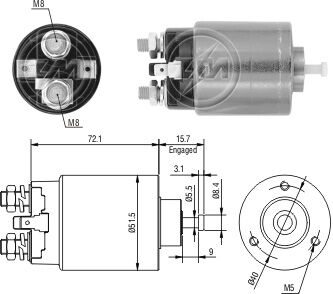 698    MARŞ OTOMATİĞİ 12V MAZDA HYUNDAI ACCENT MITSUBISHI ACCENT N326-18-X10