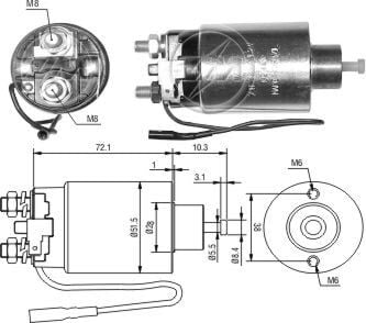 798    MARŞ OTOMATİĞİ 12V MITSUBISHI TAKSİ YM YAN FİŞLİ