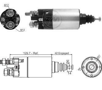 842    MARŞ OTOMATİĞİ 24V MERCEDES  39MT KULAKSIZ MITSUBISHI AXOR ACTROS ÇATAL BOYUN 14MM 11,11