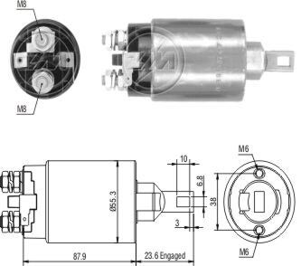896    MARŞ OTOMATİĞİ 24V MITSUBISHI CANTER (2266) M372X10371-