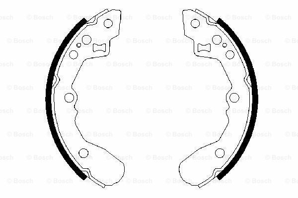 Pabuçlu Fren Balatası [200*36 mm]KIA Sephia I 1.6i 199507-199712 KIA 0K23N2638Z