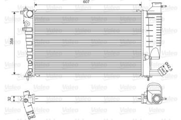 732520 RADYATÖR PSA XSARA/306 1.8/2.0 133046 1330-46
