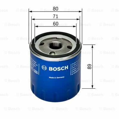 BOSCH_0451103299 Yağ Filtresi PEUGEOT; CITROEN; RENAULT; TALBOT filitre