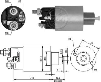 ZM 2993  MARŞ OTOMATİĞİ 12V RENAULT CLİO OPEL