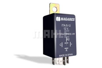 ITA/5-12 FLASHER UNIT 12V. WITH FUSED LAMP with ve PASS. CARS UNIVERSAL