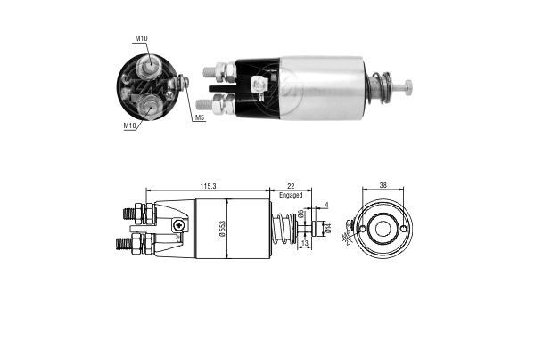 4897  MARŞ OTOMATİĞİ 24V MERCEDES 6HK1 KULAKSIZ MITSUBISHI AXOR KALIN CİVATA 11,11,,