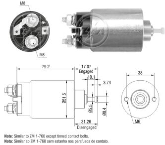 760    MARŞ OTOMATİĞİ 12V  FORD CONNECT TRANSİT  FORD E90Z11390B F3VY11390A