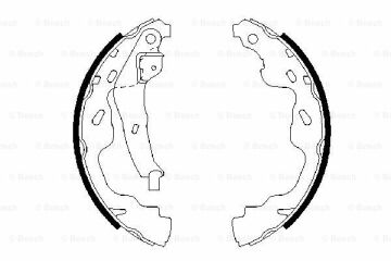 Pabuçlu Fren Balatası [200*32 mm]TOYOTA; PEUGEOT;  Aygo 1.0 200502 - ; 107 1.0 200506 - 201008; C1 1.0 200506 - 201008; Yaris 1.0i 16V 200101 - 200508; Swift 1.3 Hatchback 200411 - ; 107 1.0 201009 - ; C1 1.0 201009 - ; Yaris 1.3i 16V 200205 - 200508