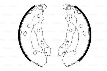 Pabuçlu Fren Balatası 203*38 mm]RENAULT; NISSAN Clio III 1.2 200506-; Clio III 1.5 dCi Grandtour 200708-; Clio III 1.5 dCi 200506-; Micra 1.2i 200506-201010; Clio III 1.2 Grandtour 200708-; Note 1.5 dCi 86 200601-201112; Clio III 1.4 200506-; Clio  R
