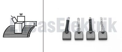 LUCAS LTH215  KÖMÜR TAKIMI H100 MİNİBÜS HYUNDAI