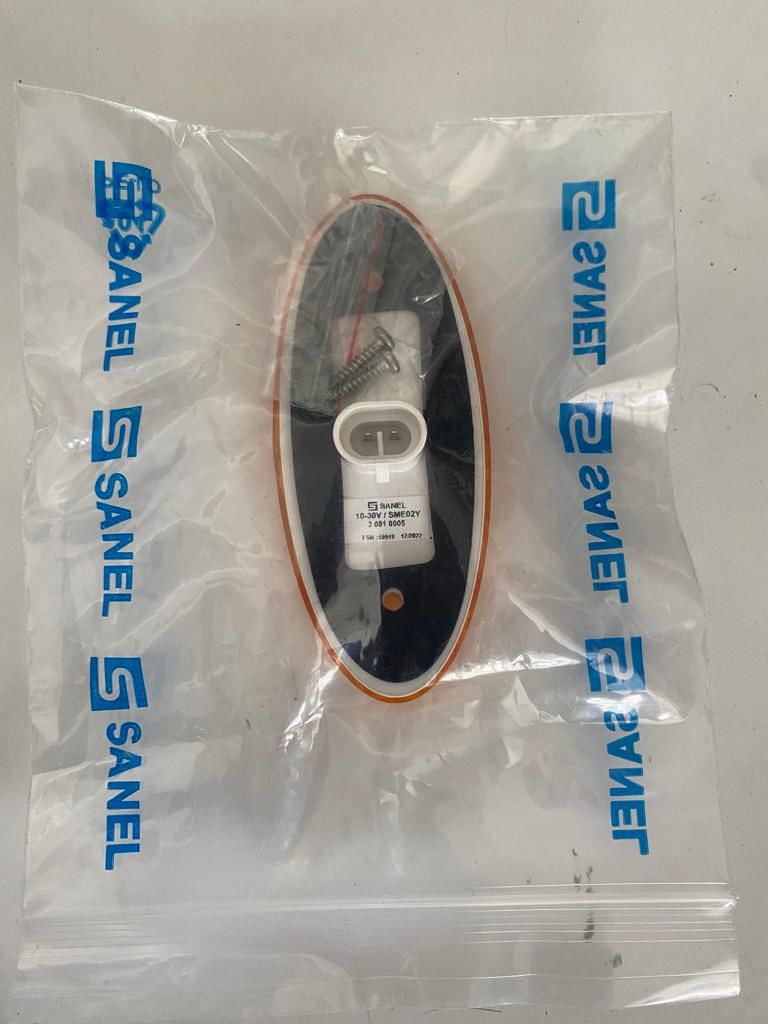 SME02Y SIDE MARKER ELİPS SME02Y 4 LED/SARI/10-30V