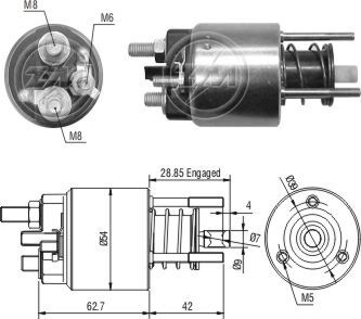 3395   MARŞ OTOMATİĞİ 12V DUCATO JCB HİDROMEK FİAT