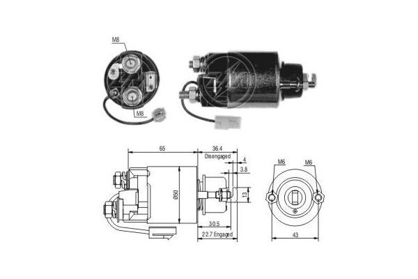 704    MARŞ OTOMATİĞİ 12V COROLLA DAIHATSU HIJET TOYOTA 053400-4430