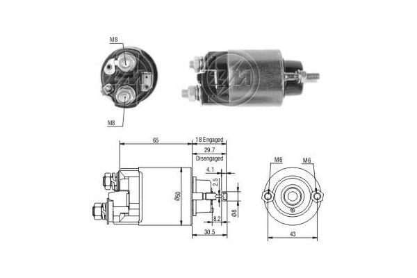 707    MARŞ OTOMATİĞİ 12V COROLLA DAIHATSU HIJET TOYOTA 0534