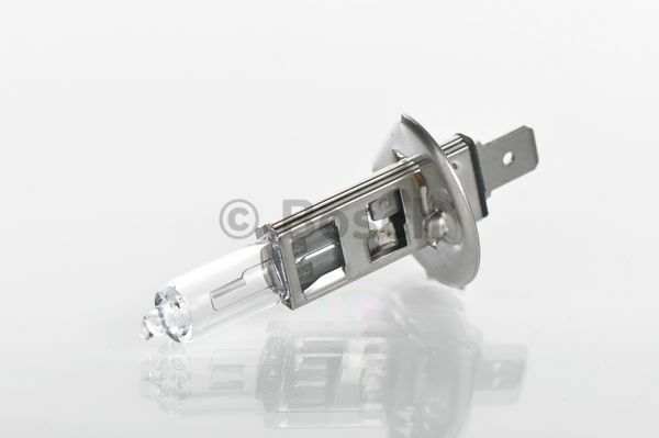 Ampul - Plus 50 - 12 V - H1  - 55 W - P14,5sH1 12  P14,5s Seffaf Tekli Paket