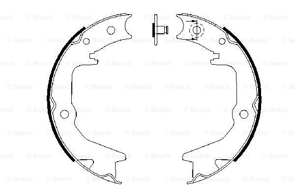 Pabuçlu Fren Balatası [167,0*32,00 mm]MITSUBISHI Galant 1.8i 16V ( 11.1992 - 05.1996 ); Galant 2.0i 16V ( 11.1992 - 05.1996 ); Galant 2.0i V6-24 Hatchback ( 11.1992 - 05.1996 ); Galant 2.0i V6-24 4WS ( 11.1992 - 04.1995 ); Galant 1.8i 16V Hatchback