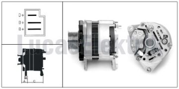 LUCAS 61920125  ALTERNATÖR A-127 24V  BMC FATİH KAMYON