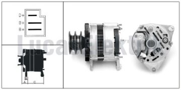 61920150  ALTERNATOR A127/24V/40A CHRYSLER BU RUNSUZ HINO MOTOR (619 201 08 YERINE) DODGE ALT194