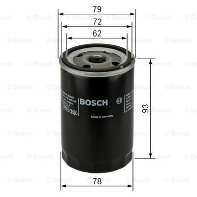 BOSCH_0451103363 Yağ Filtresi FORD; MAZDA; VOLVO; CHRYSLER filitre