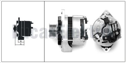 61920152  ALTERNATOR A127/24V/55A BMC PROF.82 2/827 KMY (619 201 51 VE 619 201 21 YERINE)  BMC DEV FATIH KASNAKLI  2 AYAK 3K203428 BMC