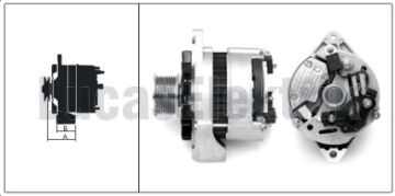 61920152  ALTERNATOR A127/24V/55A BMC PROF.82 2/827 KMY (619 201 51 VE 619 201 21 YERINE)  BMC DEV FATIH KASNAKLI  2 AYAK 3K203428 BMC