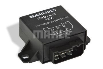 ITRD/6-12 FLASHER UNIT 12V. WITH FUSED LAMP DETECT PASS. CARS W 2 TRAIL. UNIVERSAL